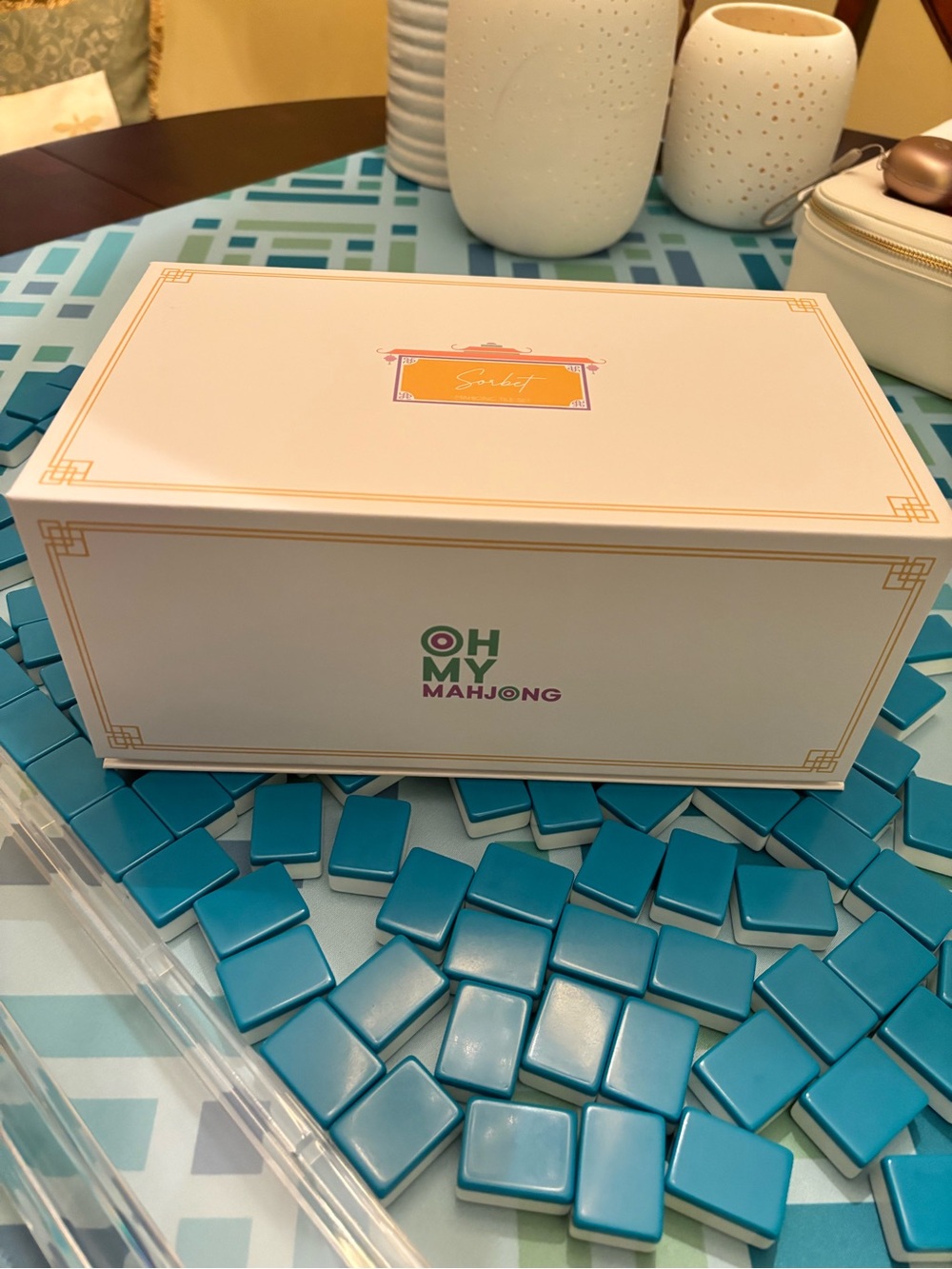 Oh My Mahjong Sorbet American Mahjong Tile Set - Pastel - Picture 4 of 7
